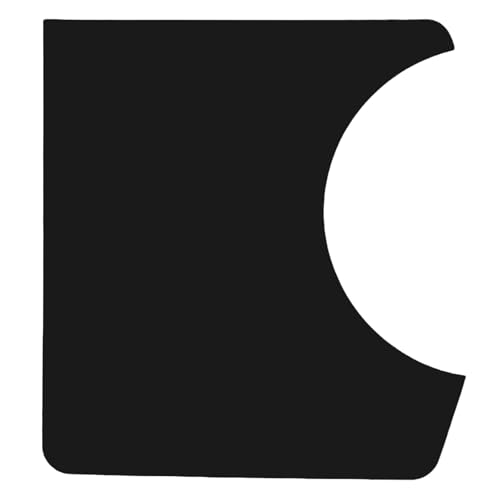 CORHAD Protection Guitare Classique Autocollante en PVC 18 X 15 CM, Plaque Anti-Rayures Noir pour Guitare Acoustique et Basse, Accessoire Protège-Médiator...