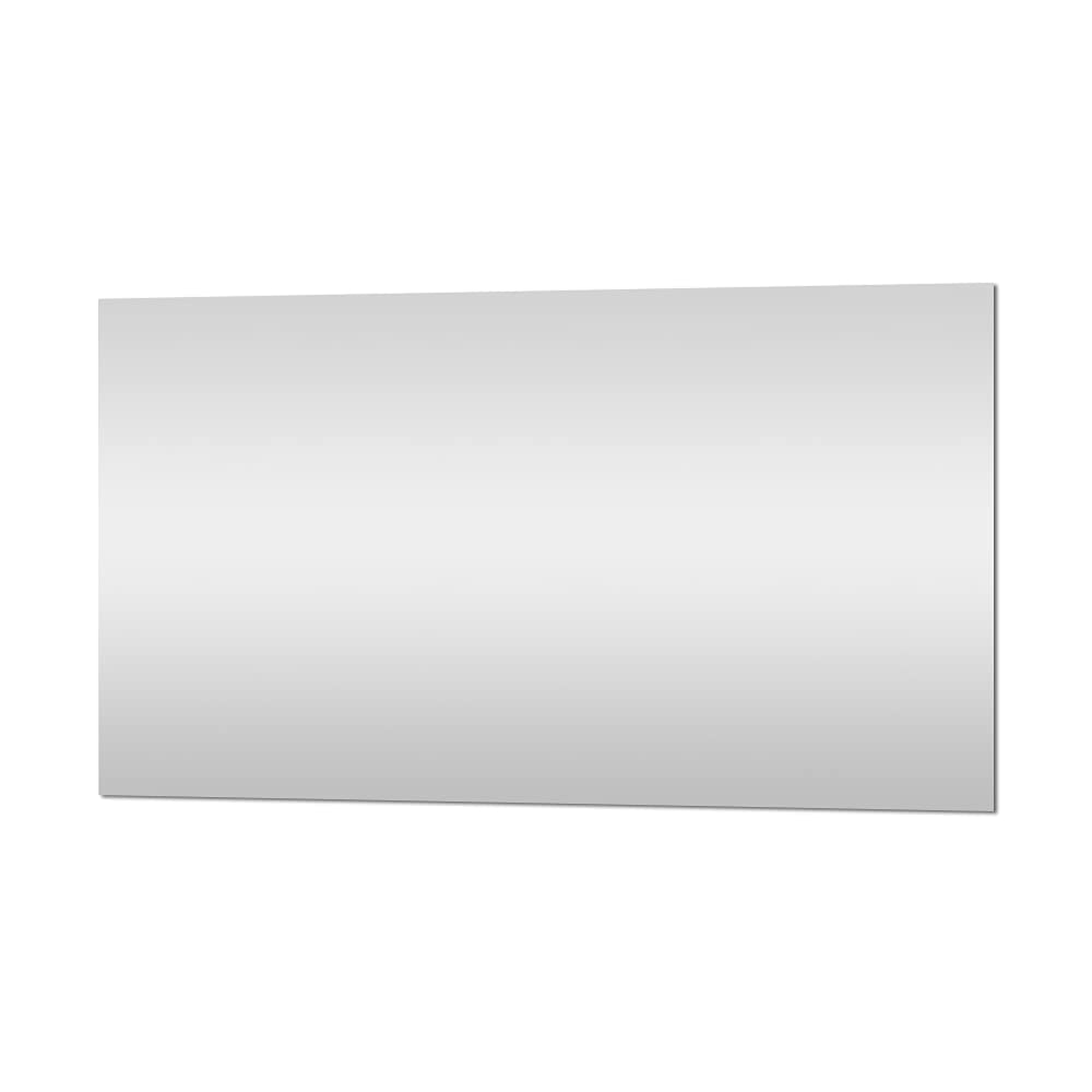 Inbagno Specchio bagno senza cornice a filo lucido, 105x70 cm installazione reversibile, completo di staffe