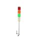 New Lon0167 DC 12V Red Yellow Green Tower Lamp Industrial Signal Warning Stack Light(DC 12V Rot Gelb GrÃ¼n Turm Lampe Industrielle Signal Warnlicht Stack