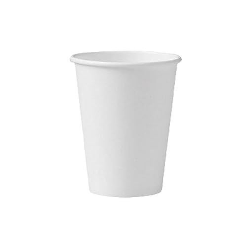 Gobelets carton jetables blancs de 7 oz pour boissons chaudes 20cl - 6