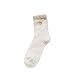 Warm Socks for Women Love Heart Graphic Ruffle Stretch Knit Crew Sock Cute Fashion Windproof Boot-socks