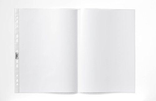 Durable 267019 - Busta Premium Per Cataloghi, F.To A3 Orizzontale, Apertura Lato Superiore, Trasparente, Confezione Da 50 Pezzi