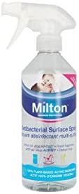 Milton Antibacterial Surface Spray 500ml  Alcohol-free and Bleach free  Fresh mint fragrance
