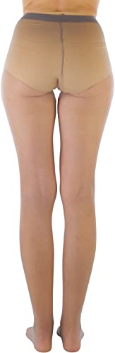 Image of ToBeInStyle Women's Pack of 6 Sheer Solid 100% Nylon Pantyhose
