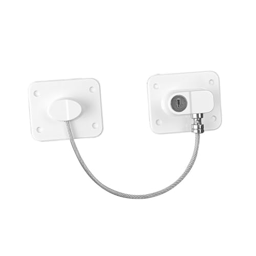 EXQUIMEUBLE 多機能ベビー ロック 防開錠扣 用冷蔵庫窓キャビネット引き出しトイレ扉用 取り付け簡単 耐久性素材 キッズセーフティ 付き
