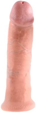 Pipedream King Cock Dildo, Flesh, 10 Inch