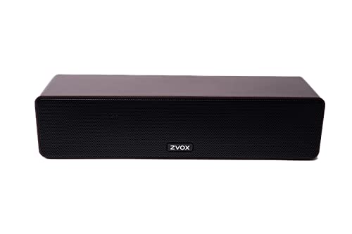 ZVOX AccuVoice AV100 Compact TV Soundbar Speaker with 6 Levels of Voice Boost, Espresso