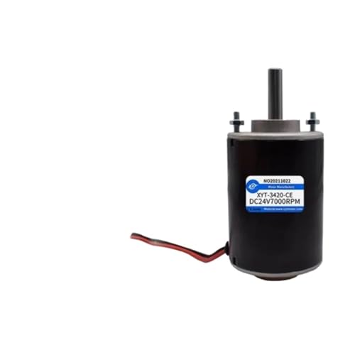 Moteur miniature CC 12V 24V aimant permanent 3420 haute vitesse 3500rpm