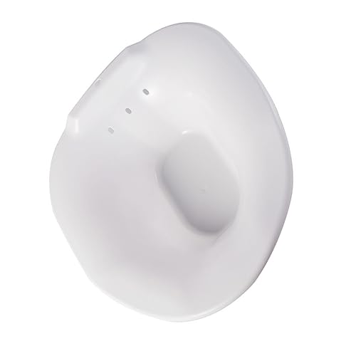 Yardenfun Bidé Baño De Asiento Blanco Lavabo Para Baño De Asiento Especial Para Embarazadas y Pacientes De Inodoro De