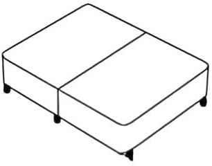 DBS Buxton Divan Bed Set + Memory Sprung Mattress + 24” Headboard (Black, Double, No Drawers)