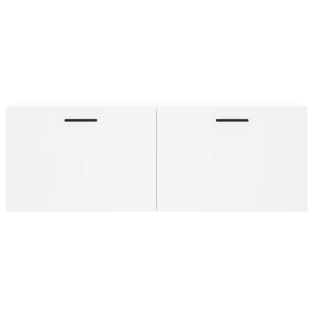 vidaXL Wandschrank Weiß 100x36,5x35 cm Holzwerkstoff