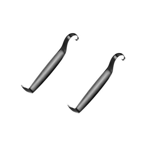 Paquete de 2 herramientas de corte de arcilla de cerámica de hierro con diseño de doble extremo para esculpir con precisión y trabajos de cerámica, ideal para todos los niveles de habilidad