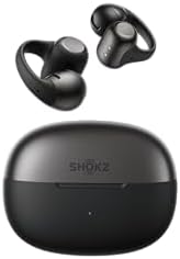 SHOKZ OpenDots 2 Open-Ear Clip-On Earbuds, Black, Dolby Audio, 3 ...