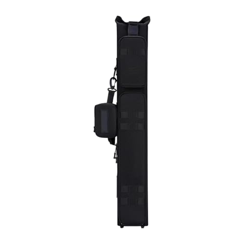 Menolana Billiards Pool Cue Storage Case 1/2 Nine Ball Cue Big Head Cue Storage Case Lightweight Soft with Zipper Wear Resistant Storage Bag Protector, 6 Holes