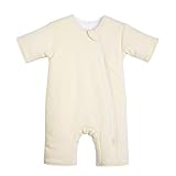 Exzzzllent Baby Transition Sleep Sack 6-9 Months 100% Cotton Warm Thick Transition Swaddles for Newborns Infant Long Sleeve Sleep Sack with Feet Baby Wearable Blanket 2-Way Zipper Easy Diaper Changes