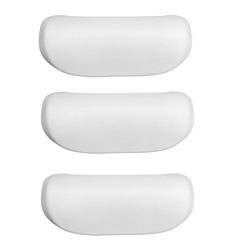 Lot de 3 Coussins de Nuque pour Spa 1411501 77228 pour Spa série Highlife à partir de 2014 à partir de 2014, 35,6 x 14,9 cm (L x l), Gris Froid, Coussins...