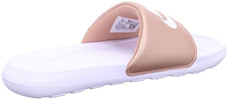 NIKE Women's Slippers, MTLC Red Bronze White White, 7 | Image 4