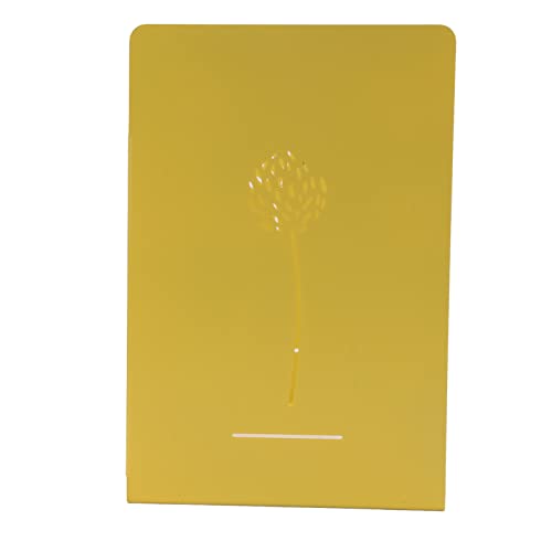Serre-livres rétractables en métal jaune élégant support décoratif - 8