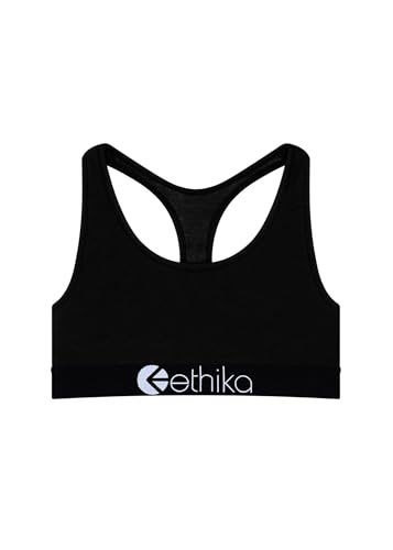 Ethika Girl's Modal Sports Bra | Midnight Black