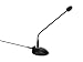 Monoprice Commercial Audio Desktop Paging Microphone with On/Off Button (No Logo),Black