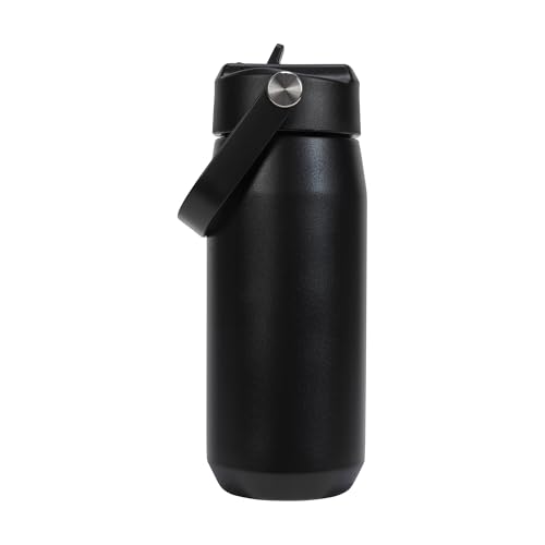 Image of PUMA unisex-adult 18oz Insulated Stainless Steel Water Bottle With Straw & Carry Handle