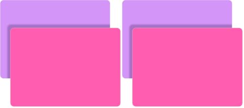 Image of LEOBRO Silicone Mat, Silicone Mats for Crafts, 2pcs Silicone Mat for Jewelry Resin Molds, Silicone Mats for UV Resin Molds, DIY Art Crafts, Hot Pink & Light Purple, 11.69 inch x 8.26 inch (Pack of 2)
