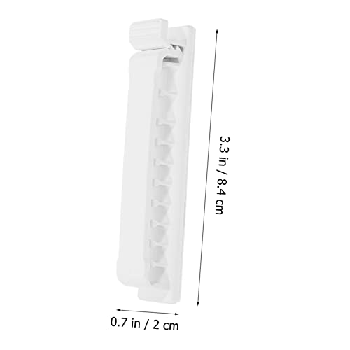 Hemobllo 4pcs Clips Adhesivos para Cables para Gestión de Cables en Escritorio, Organizador de Cables Duradero para Oficina, Hogar y Auto, Fácil de Usar, Versátil, Blanco miniatura 2