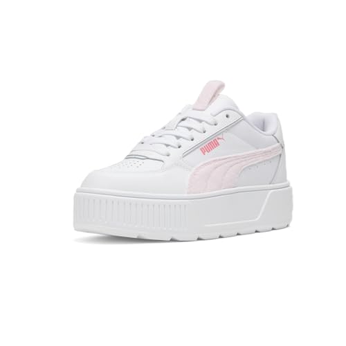 PUMA Kids Girls Karmen Rebelle Pool Days Lace Up Sneakers Shoes Casual - White2