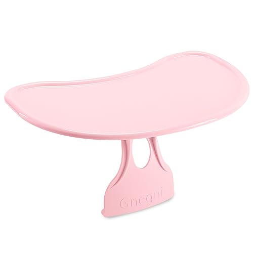 Image of Gnegni Seat Tray Accessory for Bumbo Floor Seat, Smooth Surface for Baby Feeding & Playing, Easy to Clean & Release - Pink