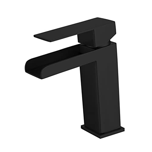 Robinet salle de bain anti-calcaire mitigeur eau chaude froide pour lavabo