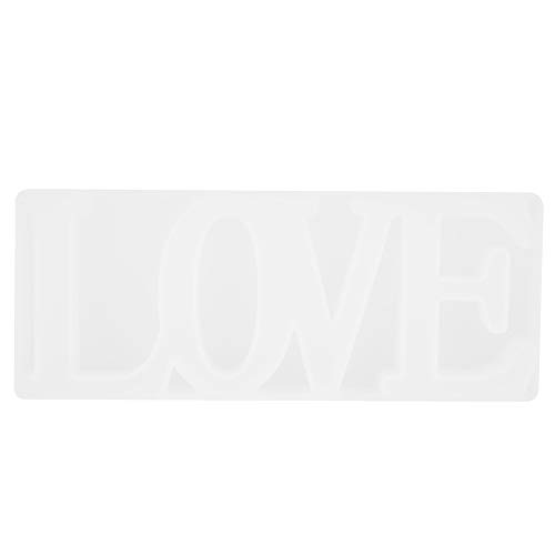 STILVOLLE ENGLISH LETTER FORM KUCHEN MALT SILIKON BACKEN FOLG UMWELT FREUNDLICHES KÜCHEN WERKZEUG, DAS FÜR BAKING LIEBER WEIß GEEIGNET IST