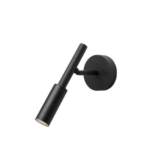 Apliques de Pared LED con Foco LED, lámpara de Pared Moderna de 5 W, Color Blanco y Negro, lámpara de Noche Ajustable, lámpara de Lectura, lámpara de Pared