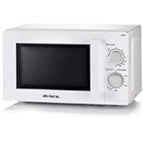 Ariete 952, Kombi-Mikrowelle, 20 Liter, warm, kochen, auftauen, 5 Leistungsstufen, 3 Kombinationsfunktionen, Grill, Drehteller 25,5 cm, Timer 35 Minuten, weiß