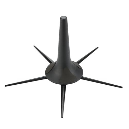 Bloepum Trumpet Stand Holder Portable - 5 Metal Leg Foldable Compact Tripod Display Stand