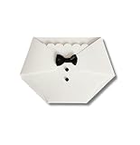 Boy Baby Shower Diaper Gift Card Holder Game Prize Little Man, Oh Baby - Black Bowtie