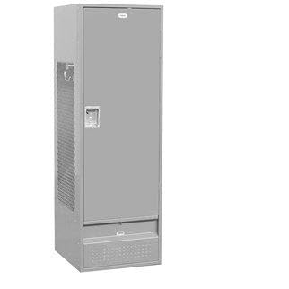 Salsbury Industries Assembled Standard Gear Metal Locker with Solid Door, 6-Feet High by 24-Inch Deep, Gray