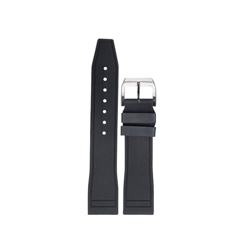 IWC �p�C���b�g�E�H�b�` IW388116/IW378009/IW394009/IW503501/ �A���o�[�E�H�b�`�X�g���b�v�ƌ݊���������܂��B(BLACK WHITE,22mm)