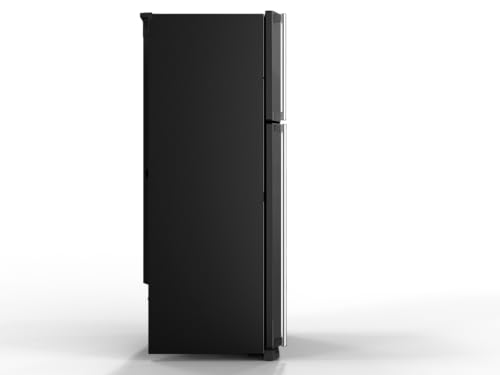 Sharp SJ-GV58A(BK) Refrigerator Inverter with 2 Glass Black Door and Plasma Cluster - 450 Liters