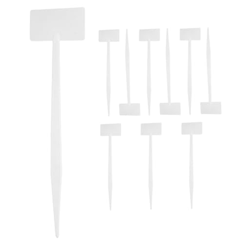 UPKOCH 10pezzi Etichette per Piante in Plastica Pp Cartellini Semplici per Piante in Vaso Marcatori da Esterno per Aree Verdi Coltivazioni e Vivaismo Durevoli e Facili da Usare