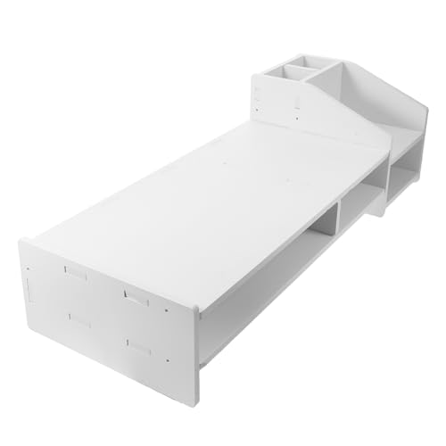 Support écran ordinateur avec rangement intégré pour bureau - 2