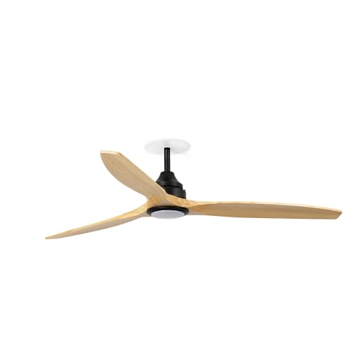 FARO BARCELONA 33719DCSR - ALO RECESSED L Ventilador negre/pino Wall Control SWT