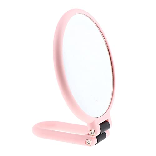 Miroir grossissant 10x pliable avec double face rotative et structure portative légère - 3