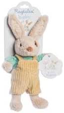 Ragtales Luxury Soft Toy/Rattle - Baby Alfie Softie - Beige Velour ...