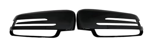 Coque rétroviseur Benz W176 W246 : couvercle aile porte noir brillant