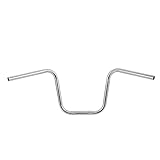 7/8'' Drag Ape Hanger Handlebar Fit Bobber Brat Cafe Chopper Custom Motorcycles Harley Sportster Chrome (8 inch)