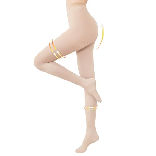 zotori Compression Pantyhose for Women, Medical Graduated Compression Tights Men,
