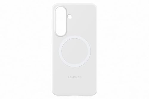 Image of Samsung Galaxy S26+ Silicone Magnet Phone Case, Soft-Touch, Durable Grip, Great Feel, White