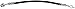 Dorman H622642 Rear Passenger Side Brake Hydraulic Hose for Select Kia Models