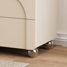 Table de chevet en bois beige compacte pour désencombrer les petits espaces - 4