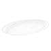 8 x 12 Plastic Clear Oval Trays 48 CT